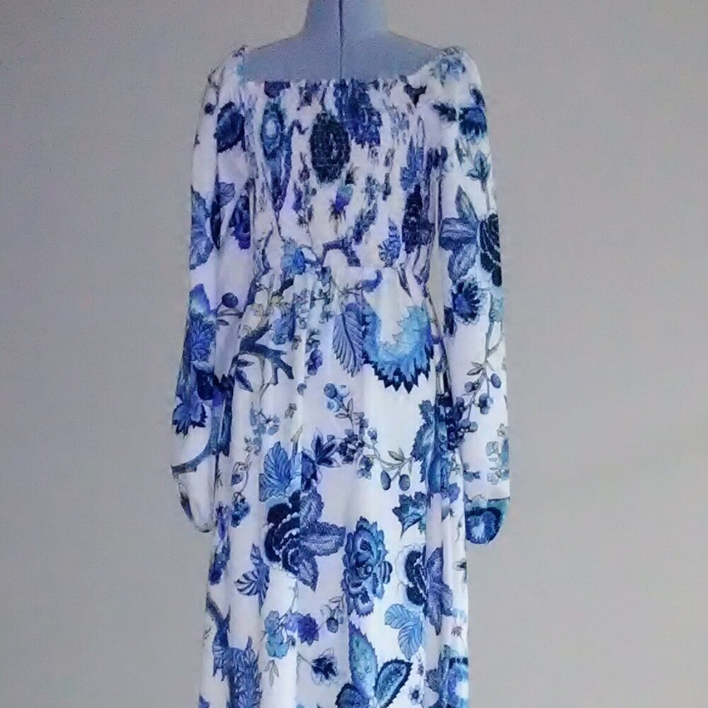 Chinoiserie Maxi Dress